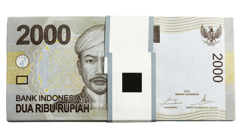 2015年 インドネシア 2000ルピア紙幣 100束111111ぞろ目入り | 収集 