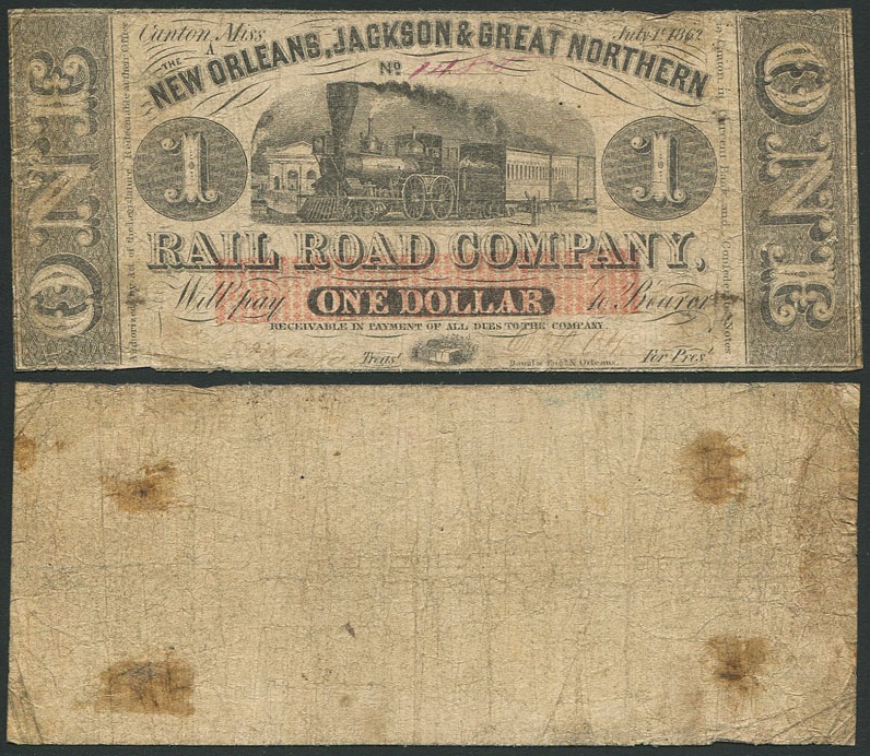 アメリカ紙幣 1861年1ドル