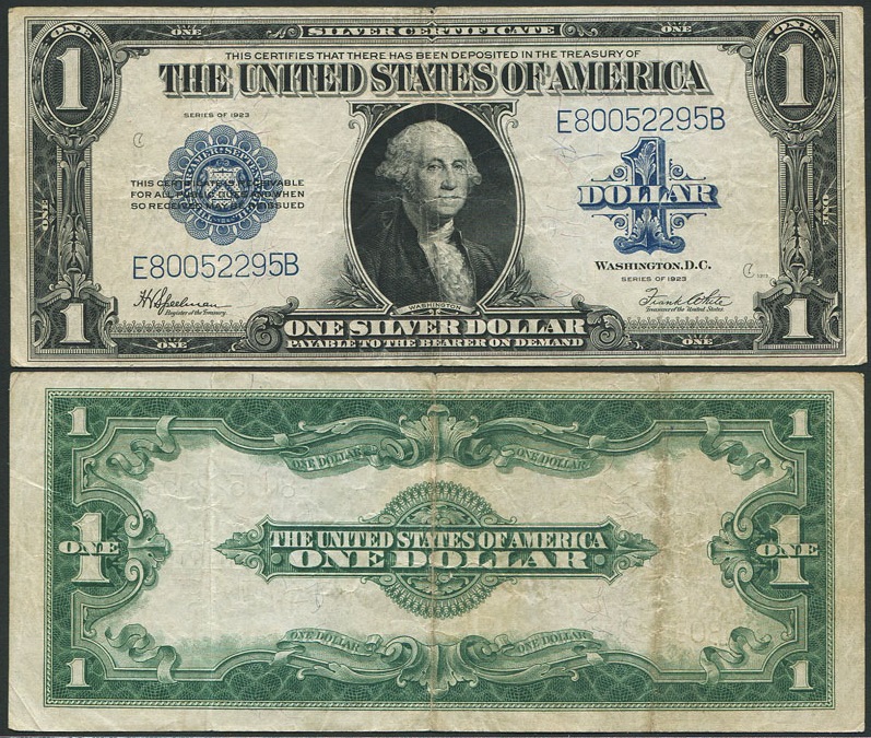 アメリカ 1923年 1ドル大型紙幣 64446726-
