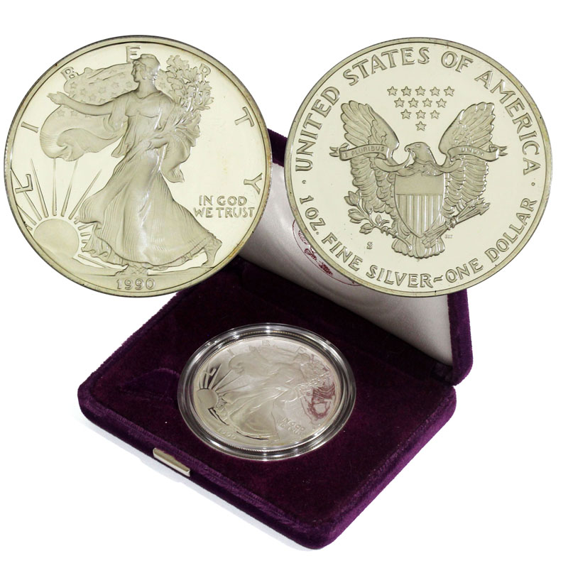 AMERICAN EAGLE プルーフ銀貨 1オンス 99.9％ Silver-