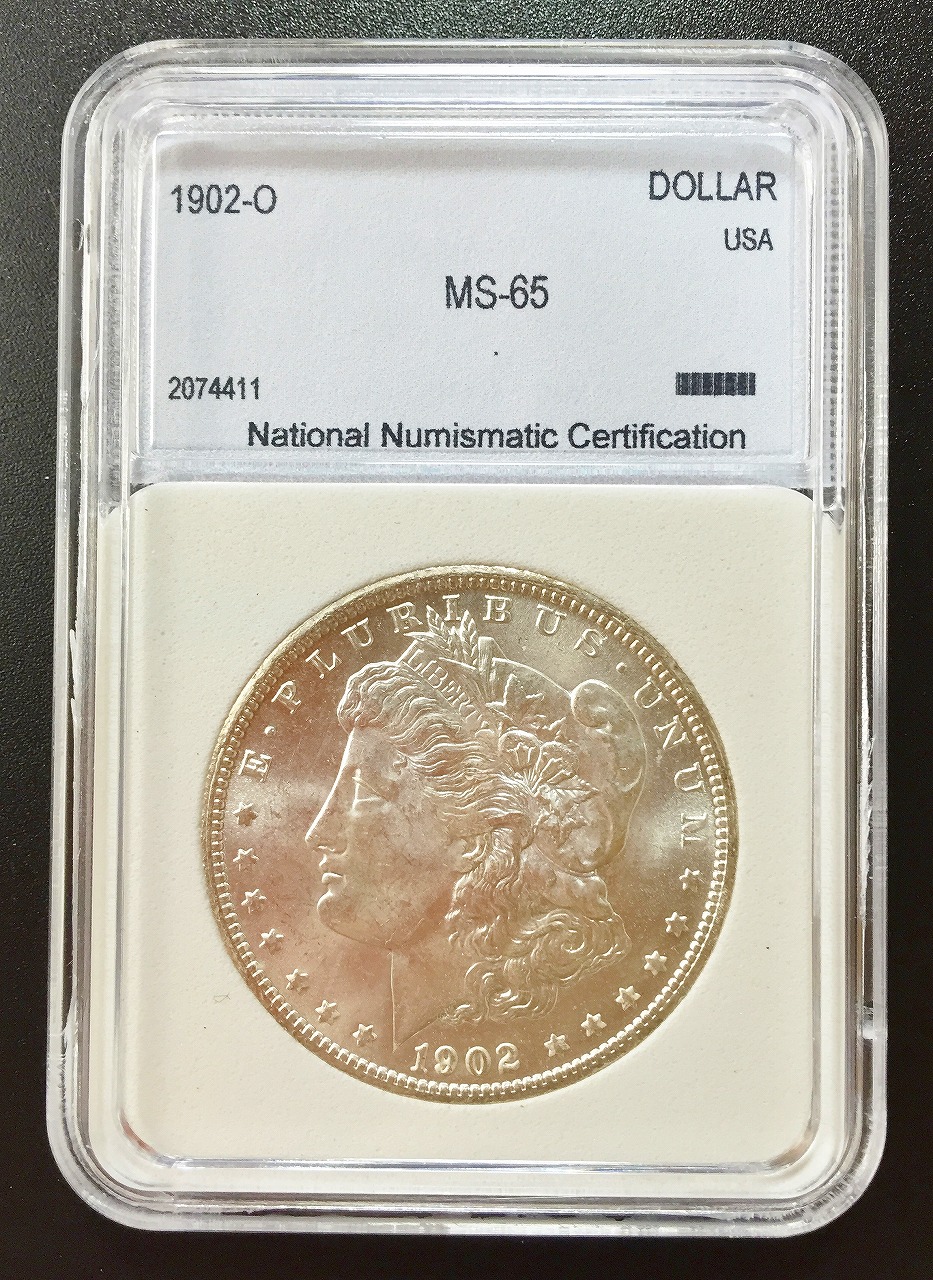 アメリカ 1902年O モルガン1ドル NNC社 MS-65 | 収集ワールド