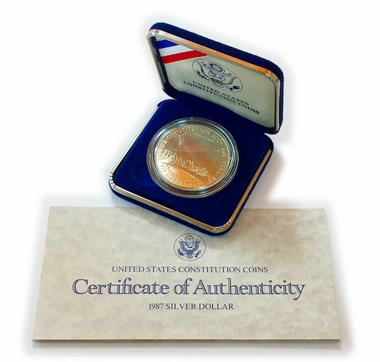 アメリカ 1987年 憲法制定 200年記念 1ドル大型銀貨 | 収集ワールド