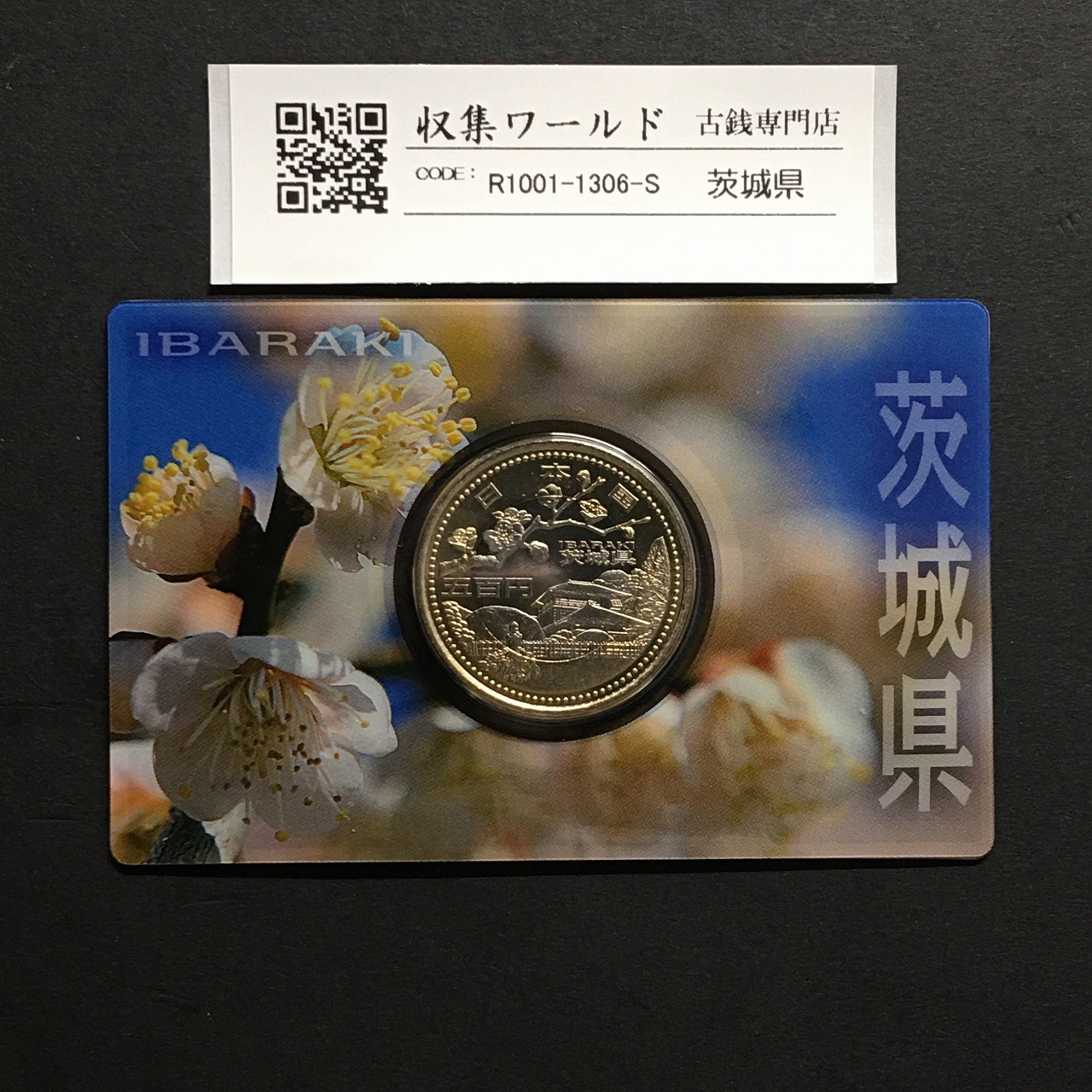 500円バイカラークラッド貨 地方自治法施行60周年記念 茨城県 カード型