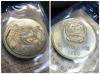 中国人民銀行 1980年/長城幣 ミント貨幣 7枚セット 黒アルバム 未使用