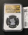 中国人民銀行 5元パンダ銀貨 2017年銘 15g純銀 NGC-PF70 鑑定品-1407