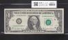 USA 1ドル紙幣 1977年銘Aシリーズ E記号 No.E89824664F 準未品