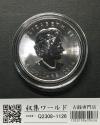 カナダ 5ドル メイプルリーフ銀貨 2014年銘 1オンス カプセル入り 未使用-1126