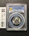 アメリカ建国記念 25セント銀貨 1976年 ワシントン像 Sマーク PCGS-UNC-D
