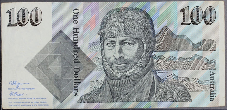 オーストラリア1992年100ドル紙幣美品 収集ワールド