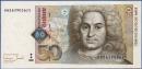 ドイツ1996年50マルク紙幣 未使用
