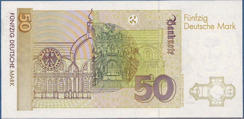 ドイツ1996年50マルク紙幣 未使用 | 収集ワールド