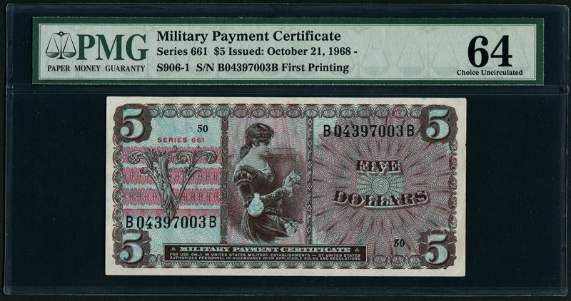 アメリカ軍票10ドル紙幣×18枚 - コレクション