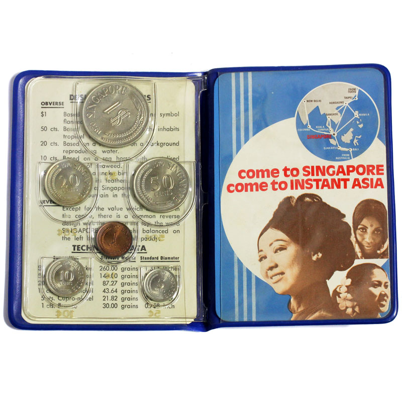 シンガポール硬貨 1970年日本大阪万博記念現行コイン6種セット | 収集 