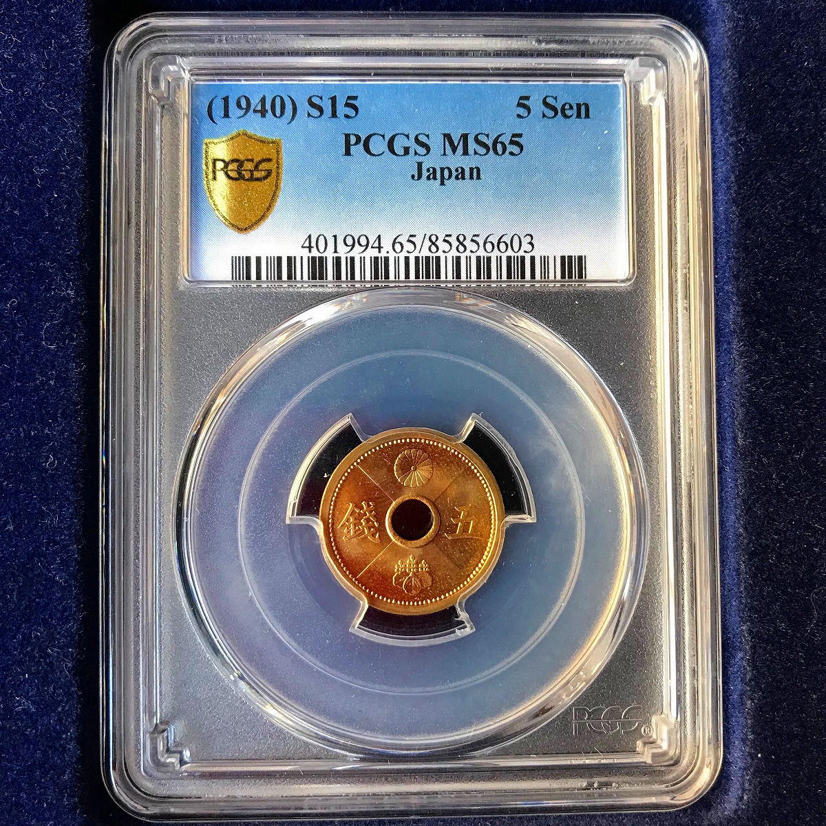 日本硬貨 五銭アルミ青銅貨 PCGSMS65 鑑定済 | 収集ワールド