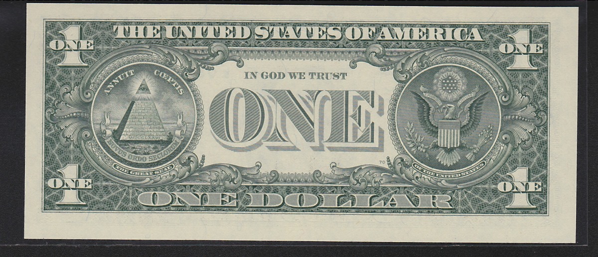 アメリカ 13年 1ドル紙幣 E記号 スターノート 完全未使用 収集ワールド