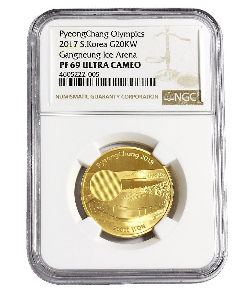 2018年平昌冬季オリンピック記念金貨2枚セット NGC-PF69-70UC | 収集 