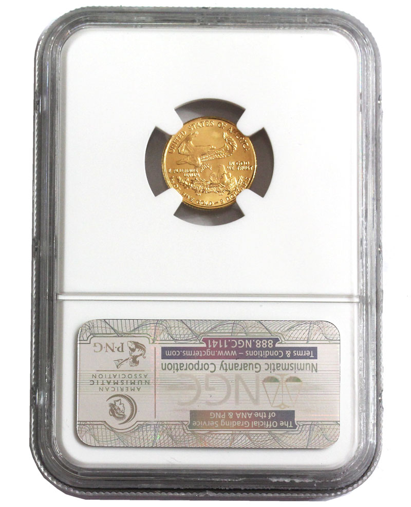 USA 1999年 5ドルイーグル金貨 NGC-MS-69 収集ワールド