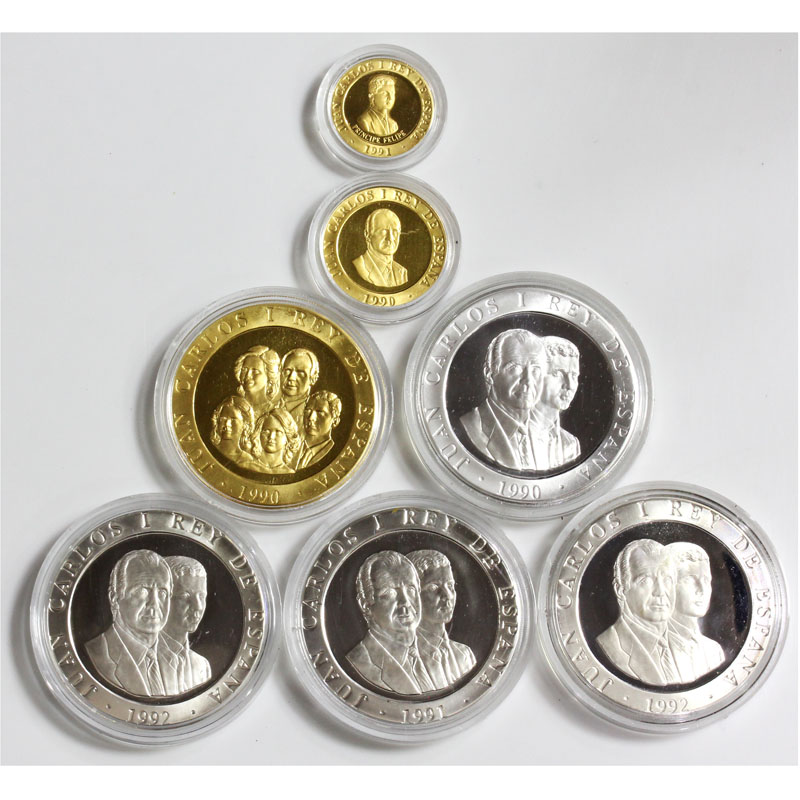 スペイン金銀貨7種セット 1992年バルセロナオリンピック記念プルーフ