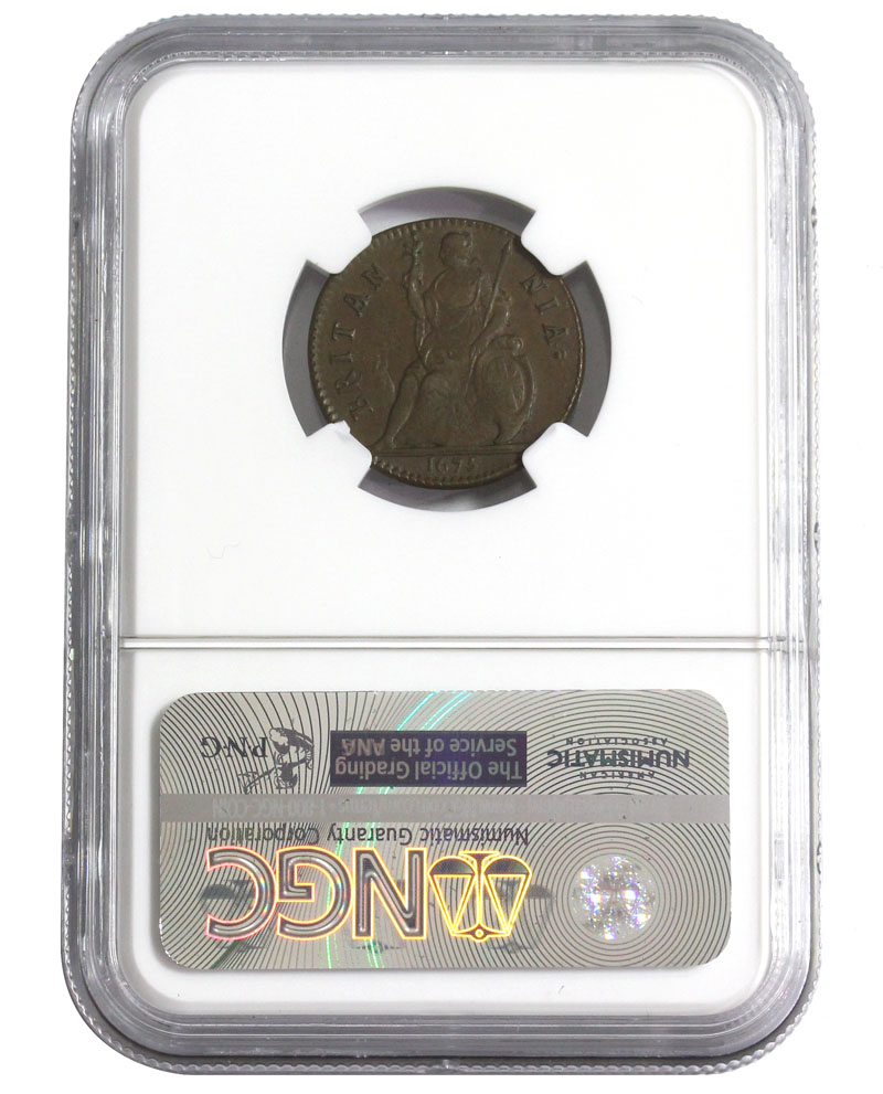イギリス硬貨 1675年 1/4P NGC社鑑定済 MS61BN | 収集ワールド