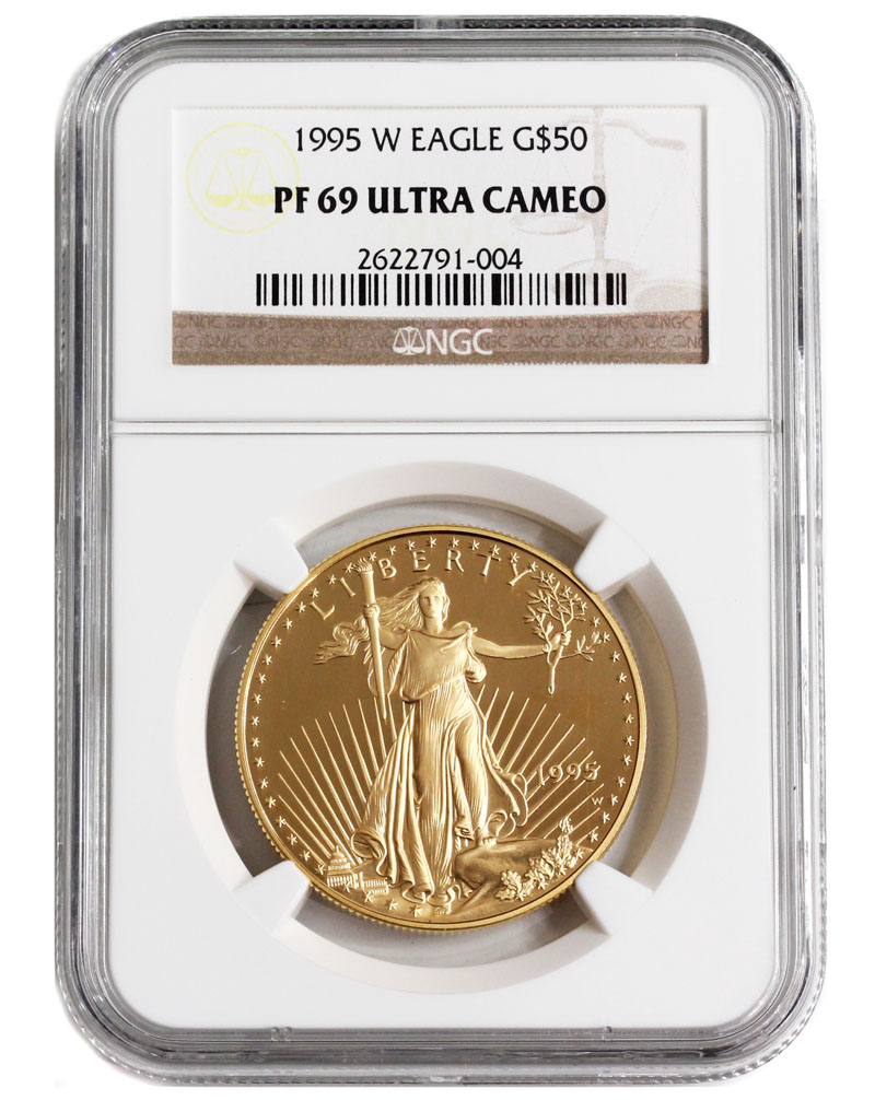USA 1995年 50ドル 1オンス-イーグル金貨NGC社PF69UC | 収集ワールド