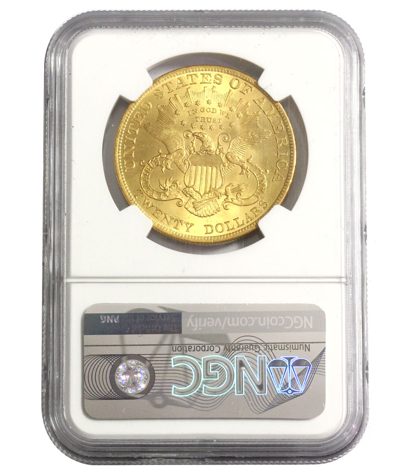 アメリカ金貨 1904年 20ドル金貨 NGC MS63+鑑定済 | 収集ワールド