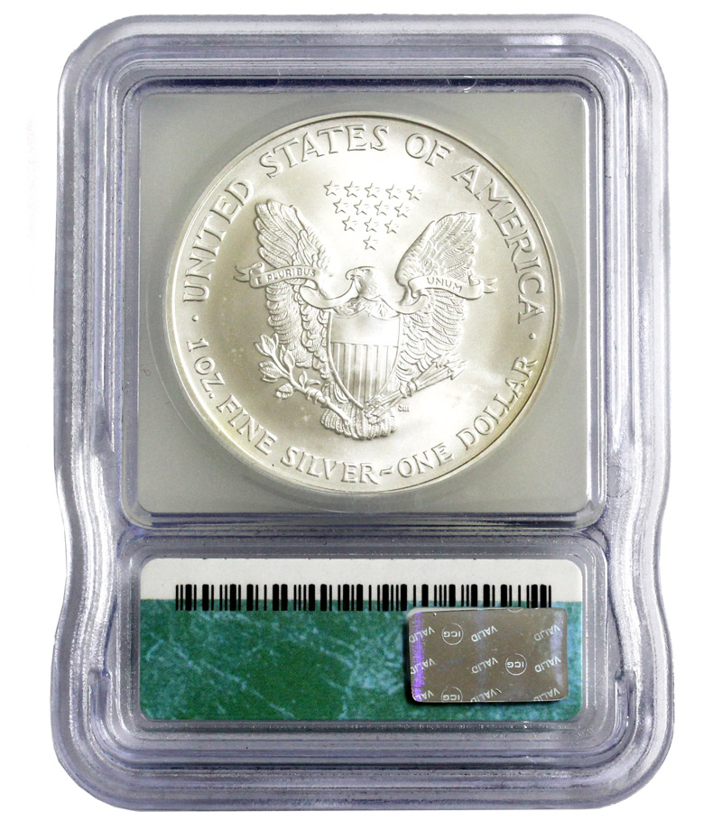 アメリカ 2003年 イーグル 1ドル銀貨 完未品 ICG-MS69高得点 | 収集