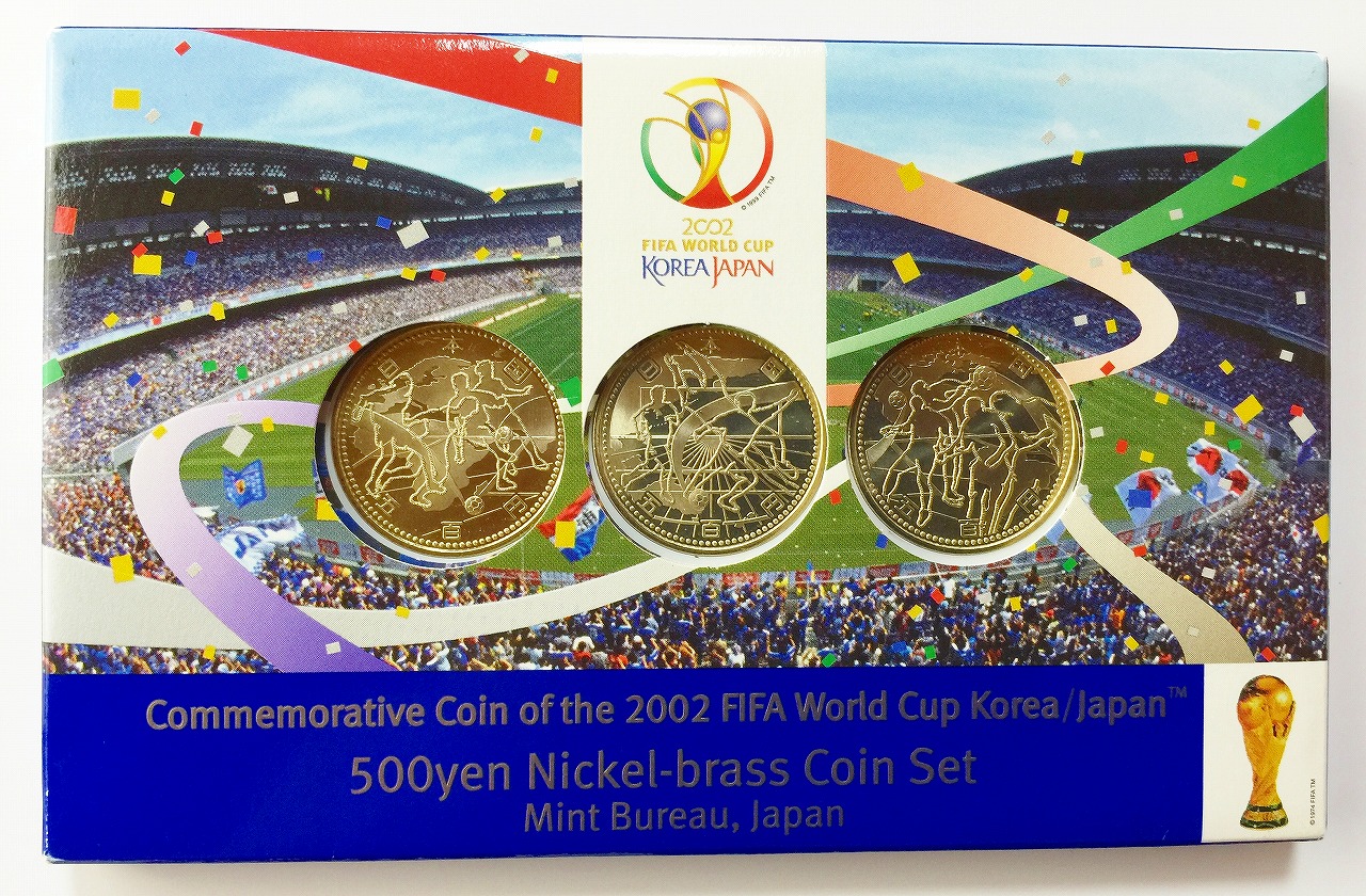 日韓ワールドカップ　500円記念プルーフセット　2002年