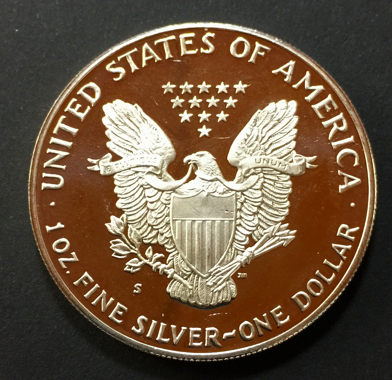 アメリカ銀貨　イーグル1オンス銀貨　1987年　