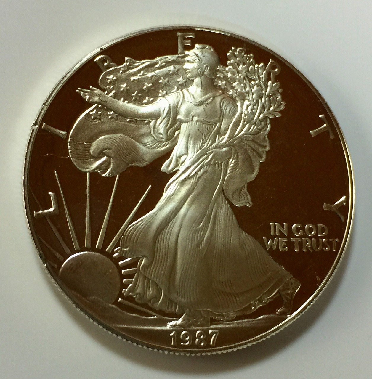 アメリカ銀貨 1オンス イーグル 1987年 | 収集ワールド