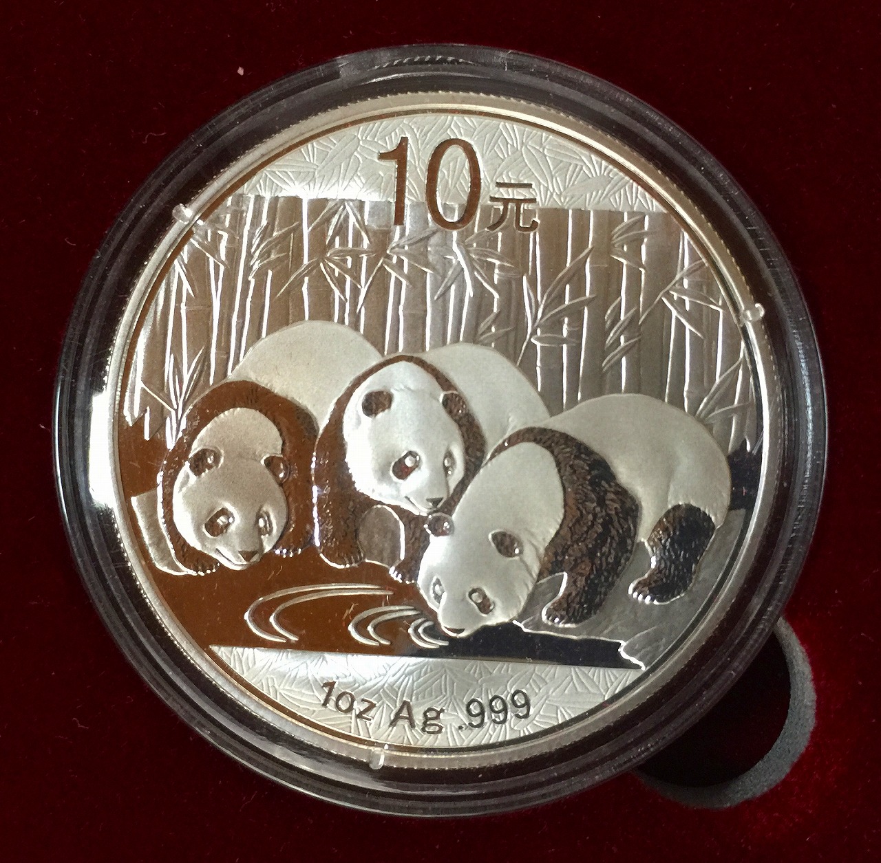 中国パンダ銀貨 2013年10元 ケース付き | 収集ワールド