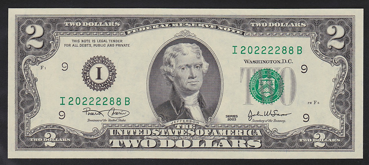USA 2003年　2ドル　珍番　I20222288B 完未品