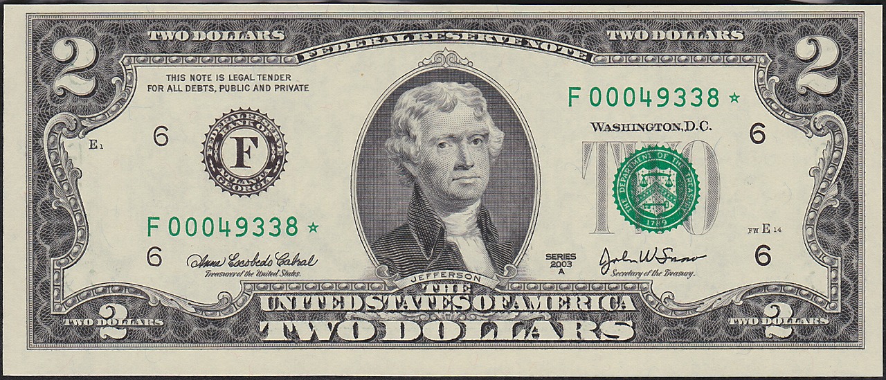 USA 2003年 2ドル スターノート 未使用