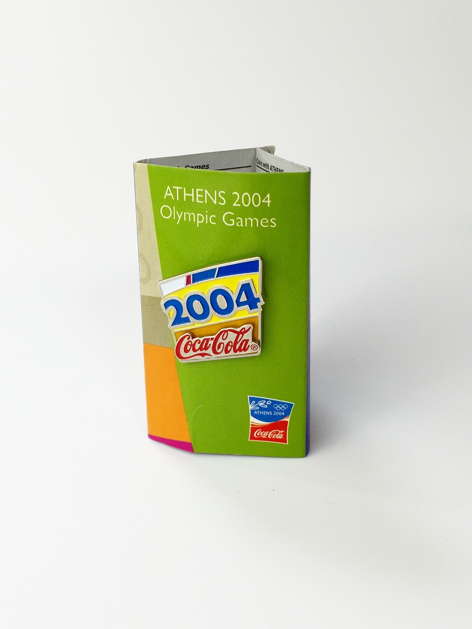 アテネ2004オリンピック　ピンバッチ　コカ・コーラ社製　A06