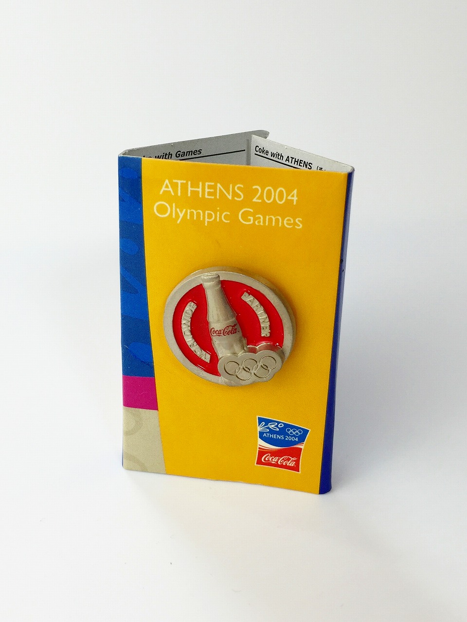 アテネ2004オリンピック　ピンバッチ　コカ・コーラ社製　A07