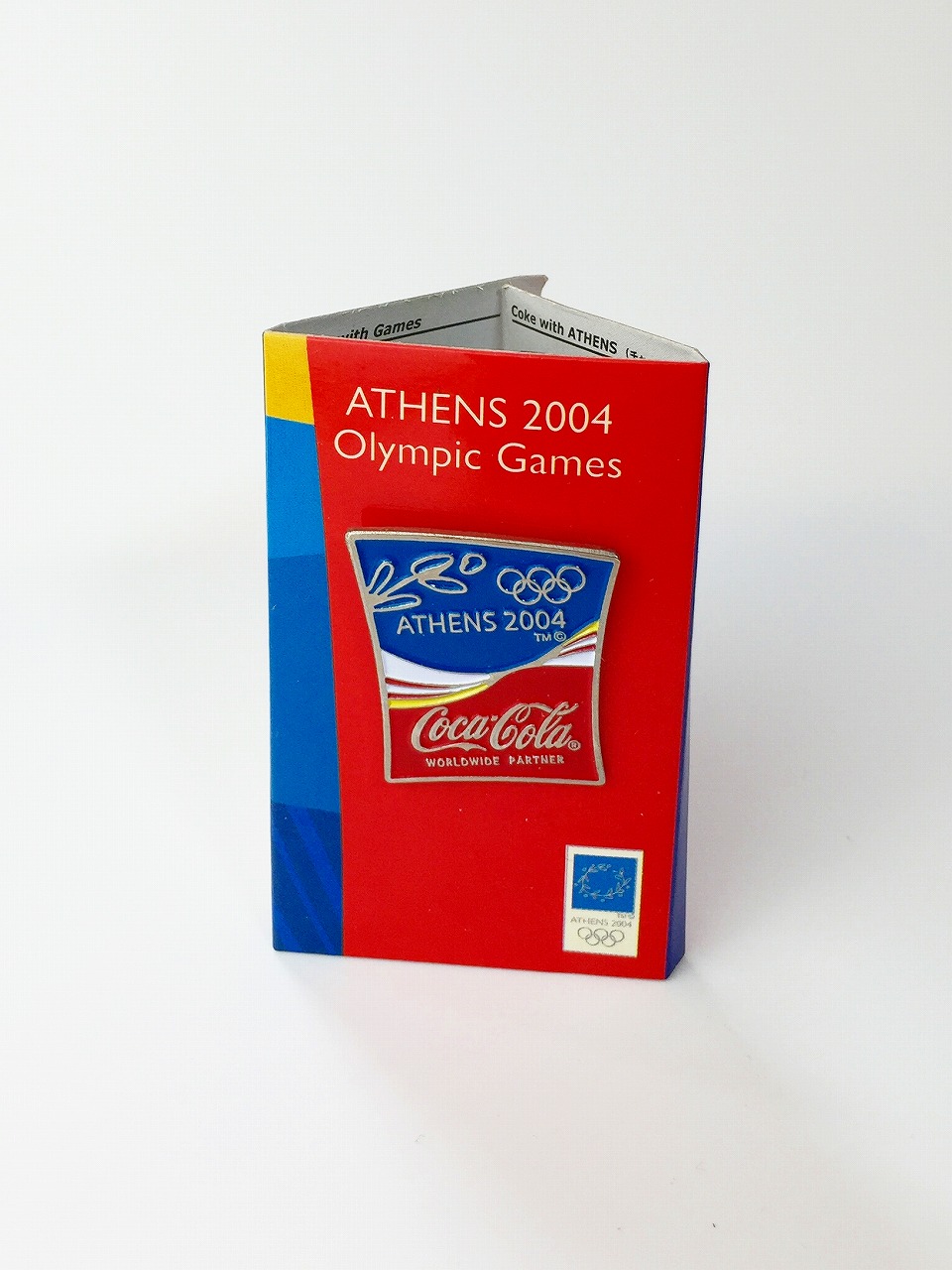 アテネ2004オリンピック　ピンバッチ　コカ・コーラ社製　A08