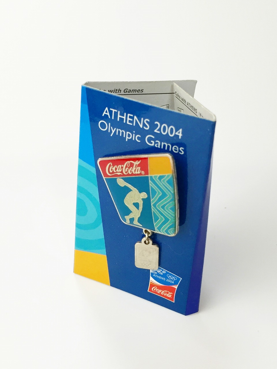 アテネ2004オリンピック　ピンバッチ　コカ・コーラ社製　A15