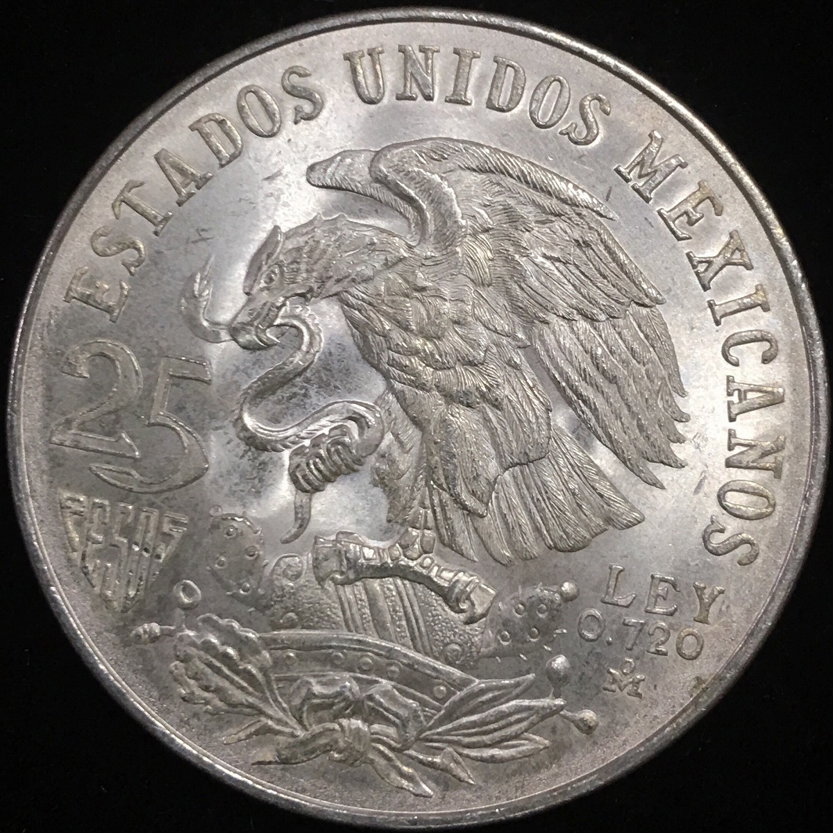 メキシコ銀貨 25ペソ 1968年 オリンピック記念銀貨 未使用極美 | 収集ワールド