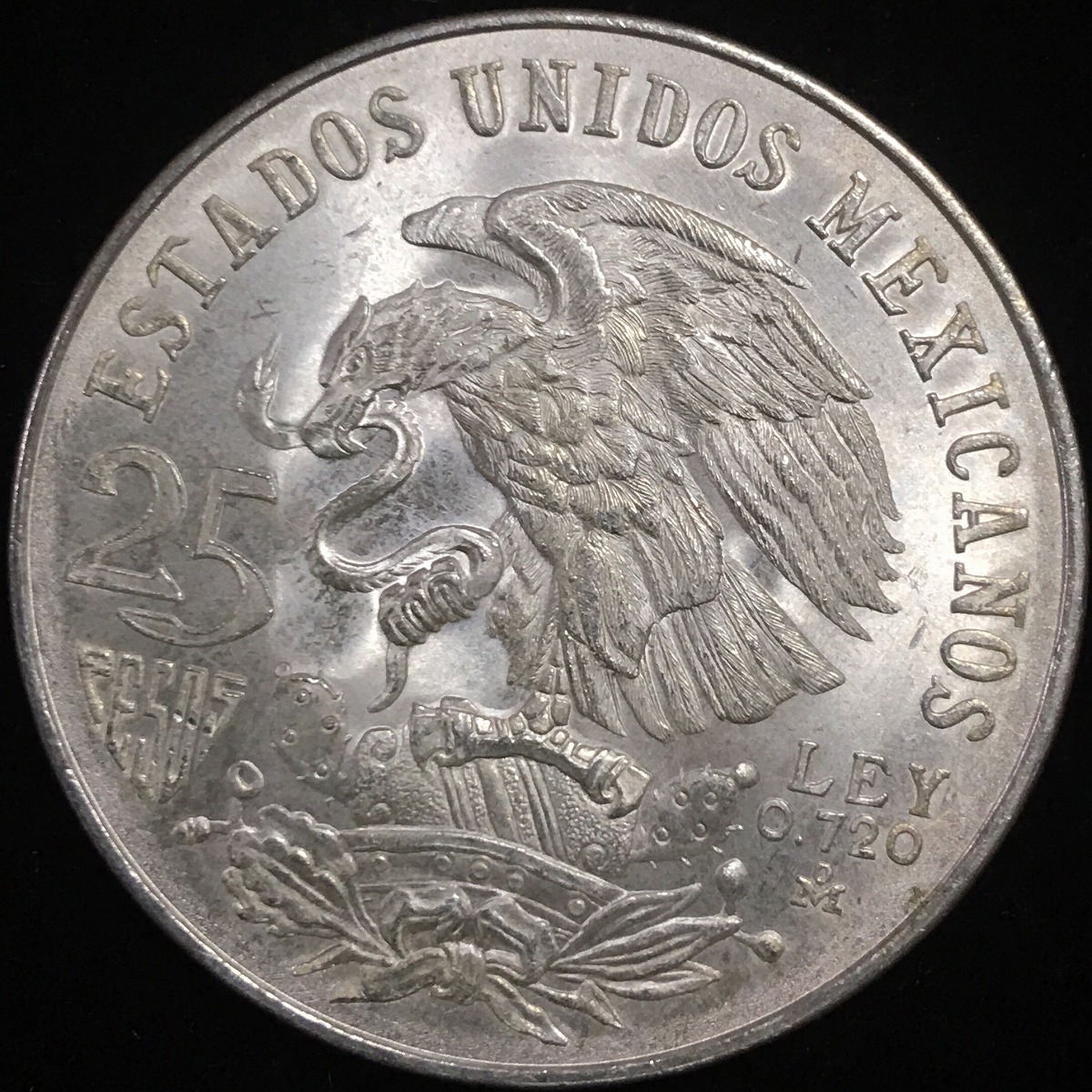 メキシコ銀貨 25ペソ 1968年 オリンピック記念銀貨