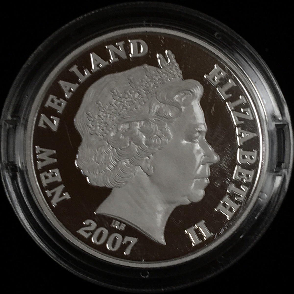 ニュージーランド 1ドル銀貨 2007年銘 純銀999 プルーフ 貨 完未品 